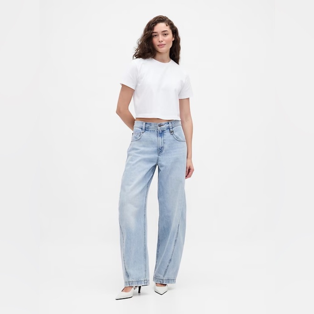 Gap × BÉIS High Rise Barrel Jeans